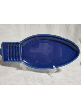 Fiestaware LAPIS CHRISTMAS Bulb Shaped Plate Fiesta HLC FTC